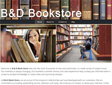 Tablet Screenshot of banddbookstore.net